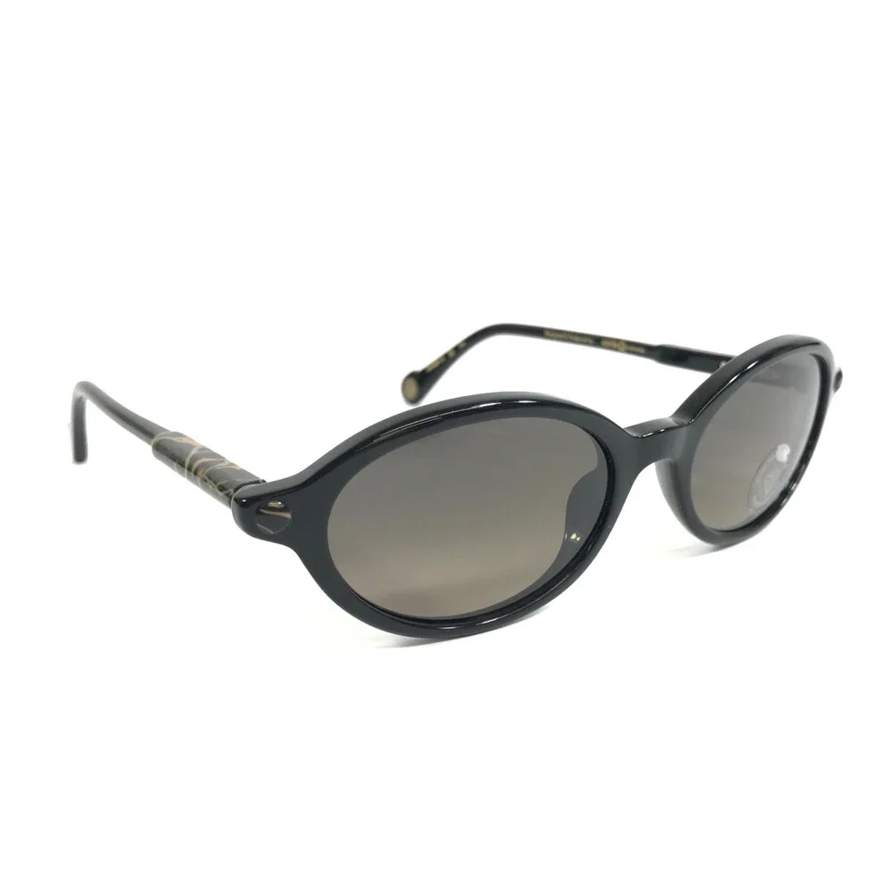 Etnia Barcelona Sunglasses DELOS BKBR Shiny Black Brown w/ Gradient Brown Lenses